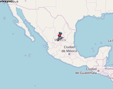Fresnillo Karte Mexiko
