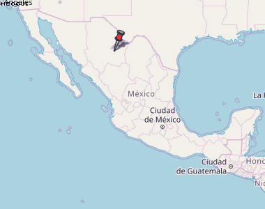 Meoqui Karte Mexiko