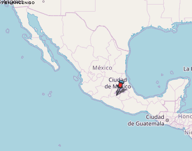 Tenancingo Karte Mexiko