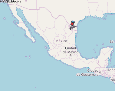 Agualeguas Karte Mexiko