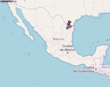 Cerralvo Karte Mexiko