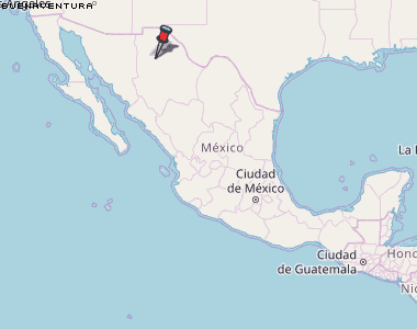 Buenaventura Karte Mexiko