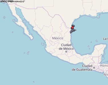 San Fernando Karte Mexiko