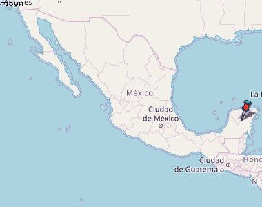 Ticum Karte Mexiko