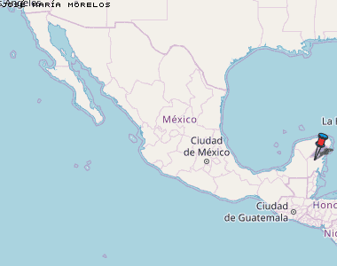 José María Morelos Karte Mexiko