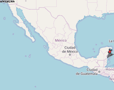 Bacalar Karte Mexiko