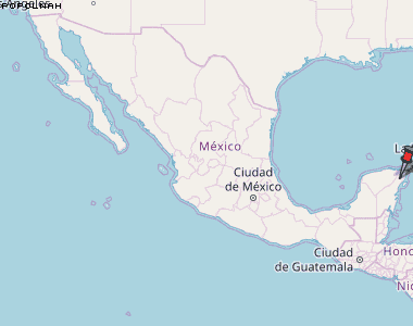 Popolnah Karte Mexiko