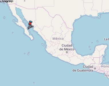 Loreto Karte Mexiko