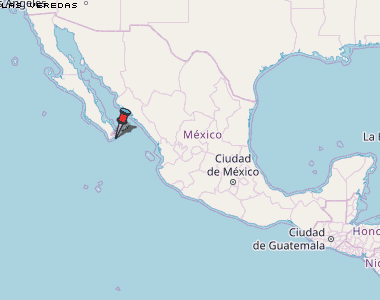 Las Veredas Karte Mexiko