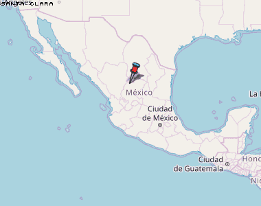 Santa Clara Karte Mexiko