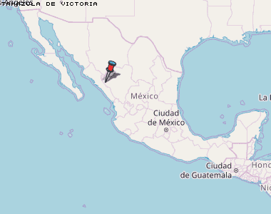 Tamazula de Victoria Karte Mexiko