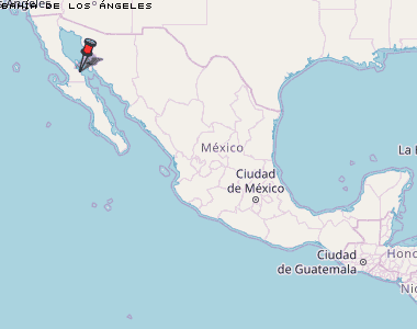 Bahía de los Ángeles Karte Mexiko