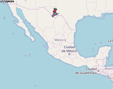 Ojinaga Karte Mexiko