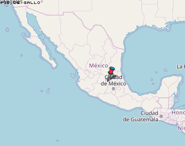 Pie de Gallo Karte Mexiko