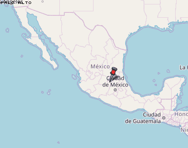 Palo Alto Karte Mexiko