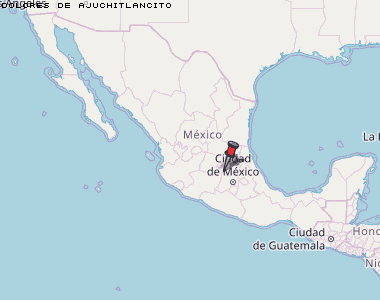 Dolores de Ajuchitlancito Karte Mexiko