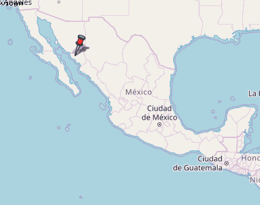 Vicam Karte Mexiko