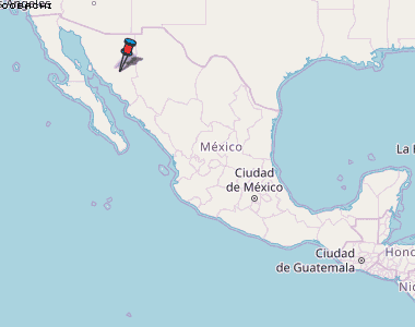 Cobachi Karte Mexiko