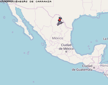 Cuatrociénegas de Carranza Karte Mexiko