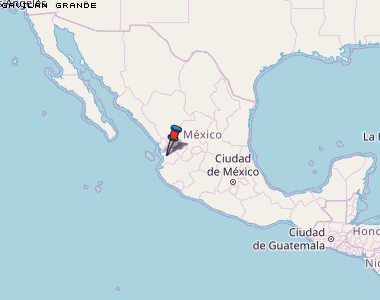 Gavilán Grande Karte Mexiko