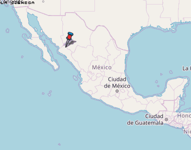 La Ciénega Karte Mexiko