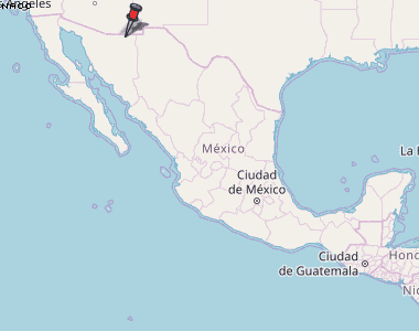 Naco Karte Mexiko