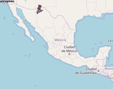 Bacerac Karte Mexiko