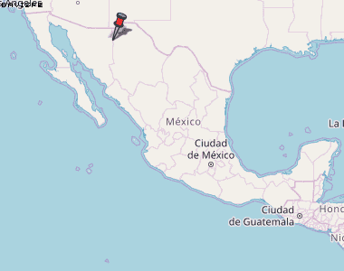 Bavispe Karte Mexiko