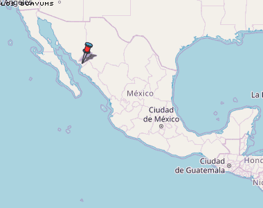 Los Buayums Karte Mexiko