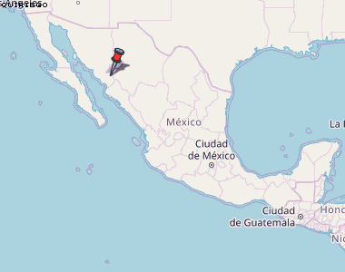 Quiriego Karte Mexiko