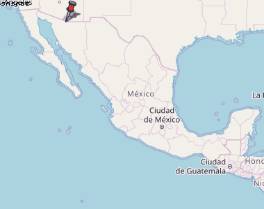 Sasabe Karte Mexiko