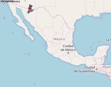 Trincheras Karte Mexiko