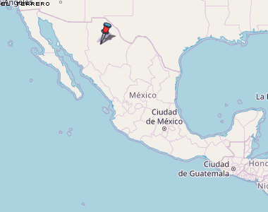 El Terrero Karte Mexiko