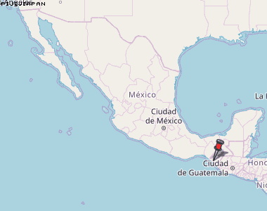 Pijijiapan Karte Mexiko