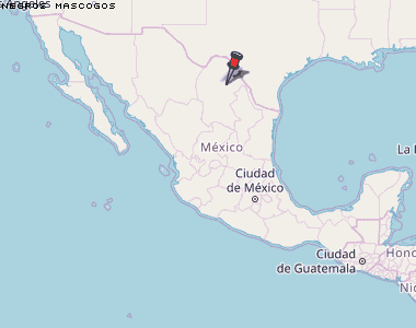 Negros Mascogos Karte Mexiko