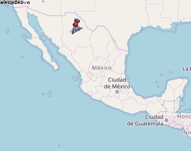 Bachíniva Karte Mexiko