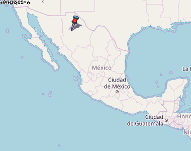 Namiquipa Karte Mexiko