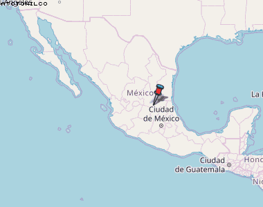 Atotonilco Karte Mexiko