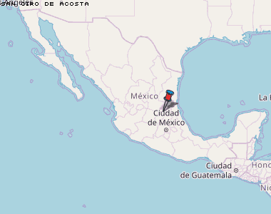 San Ciro de Acosta Karte Mexiko