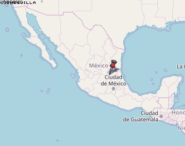 Cieneguilla Karte Mexiko