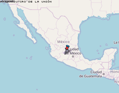 Angamácutiro de la Unión Karte Mexiko