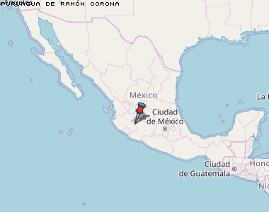 Puruagua de Ramón Corona Karte Mexiko