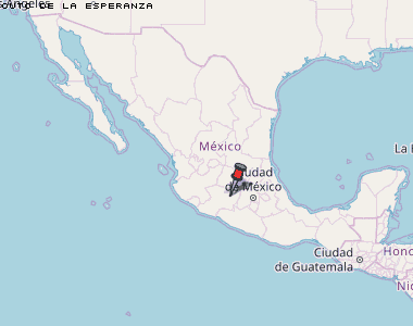 Cuto de la Esperanza Karte Mexiko
