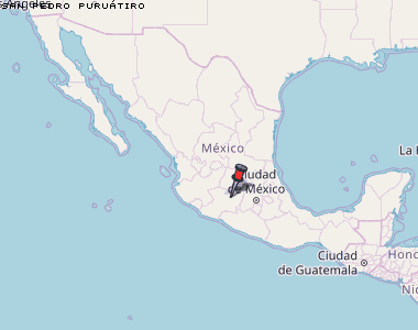 San Pedro Puruátiro Karte Mexiko