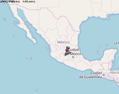 San Pedro Tácaro Karte Mexiko