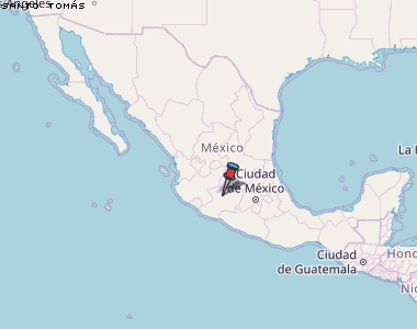 Santo Tomás Karte Mexiko