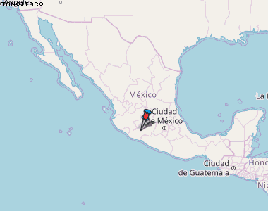 Tancítaro Karte Mexiko