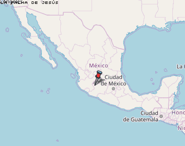 La Palma de Jesús Karte Mexiko
