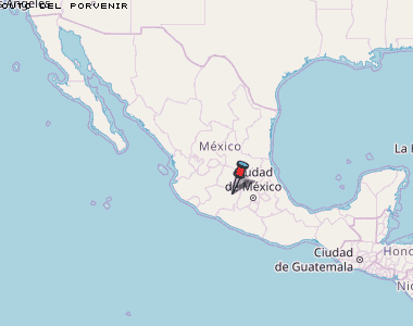 Cuto del Porvenir Karte Mexiko