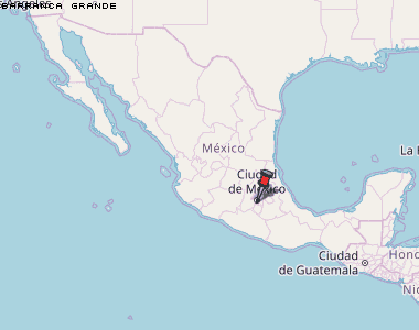 Barranca Grande Karte Mexiko
